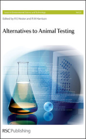 Alternatives To Animal Testing by R E Hester, R M Harrison, 9780854042111