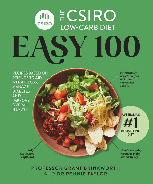 The CSIRO Low-carb Diet Easy 100 by Grant Brinkworth, 9781760988456