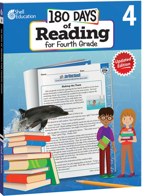 180 Days™: Reading for Fourth Grade, 2nd Edition (Practice, Assess, Diagnose) - 9798765918067 by Kristin Kemp, Curtis Slepian, 9798765918067