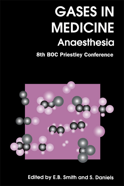 Gases In Medicine (Anaesthesia) by E B Smith, S Daniels, 9780854047185