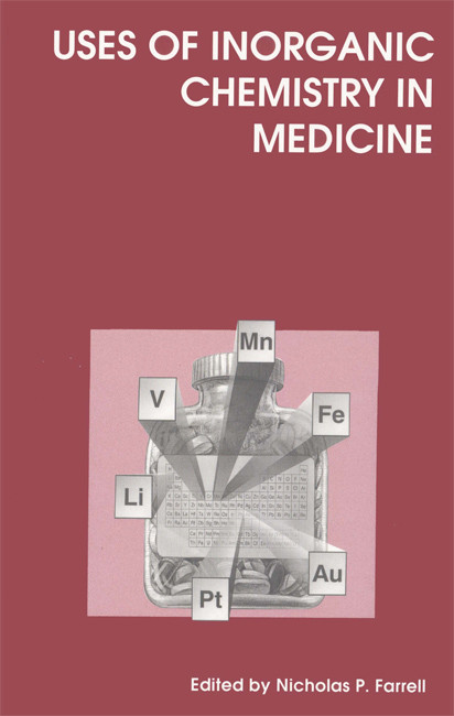 Uses of Inorganic Chemistry in Medicine by J H McNeill, Nicholas P Farrell, Katherine H Thompson, Lloyd R Kelland, N Birch, Peter Rhodes, Randy H Weiss, Silvano Spinelli, Anthony R Butler, C Frank Shaw, Chris Orvig, D Petering, Dennis P Riley, 9780854044443
