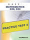 GACE Mathematics 022, 023 Practice Test 2 by Sharon Wynne, 9781607871927