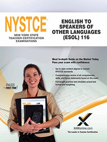 2017 NYSTCE CST English to Speakers of Other Languages (ESOL) (116) by Sharon A Wynne, 9781607874782