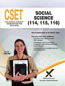 2017 CSET Social Science (114, 115, 116) by Sharon A Wynne, 9781607876199