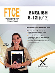 2017 FTCE English 6-12 by Sharon A Wynne, 9781607874638