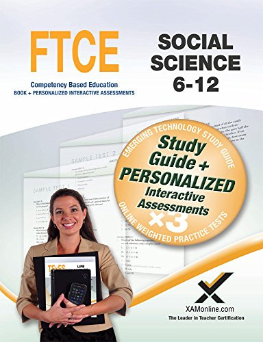 FTCE Social Science 6-12 Book and Online by Sharon Wynne, 9781607873815