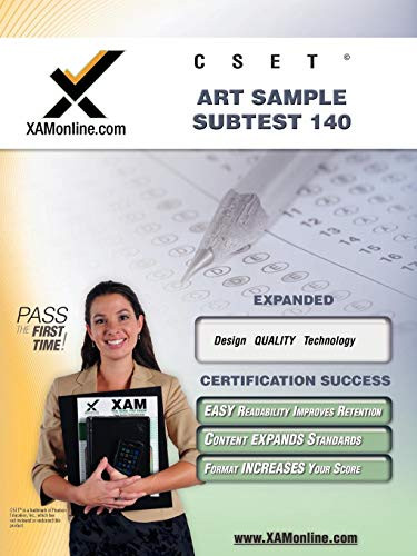CSET Art Sample Subtest 140 Teacher Certification Test Prep Study Guide by Sharon Wynne, 9781581973976