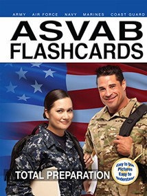 2017 ASVAB Armed Services Vocational Aptitude Battery Flashcards by Sharon A Wynne, 9781607874874