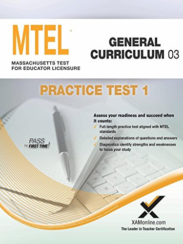 MTEL General Curriculum 03 Practice Test 1 by Sharon A Wynne, 9781607873631