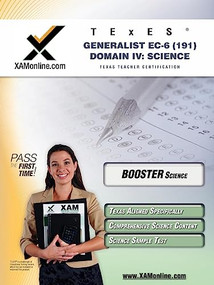 TExES Generalist EC-6 191 Science BOOST Edition by Sharon A Wynne, 9781607871057