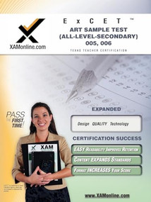 TExES EC-12 178 Art Sample Test Teacher Certification Test Prep Study Guide by Sharon Wynne, 9781581979251