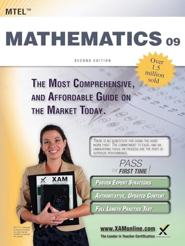 MTEL Mathematics 09 Teacher Certification Study Guide Test Prep by Sharon A Wynne, 9781607873518