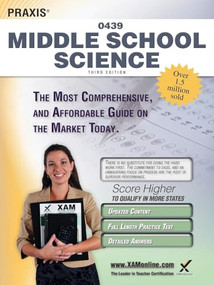 Praxis Middle School Science 0439 Teacher Certification Study Guide Test Prep by Sharon A Wynne, 9781607873433