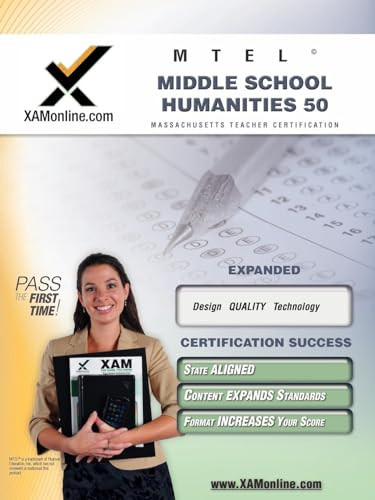 MTEL Middle School Humanities 50 Teacher Certification Test Prep Study Guide by Sharon Wynne, 9781581978902