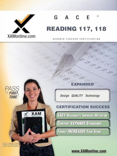 GACE Reading 117, 118 Teacher Certification Test Prep Study Guide by Sharon Wynne, 9781581975345