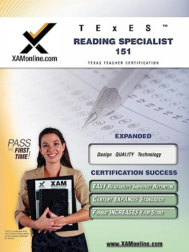 TExES Reading Specialist 151 Teacher Certification Test Prep Study Guide by Sharon Wynne, 9781581979411