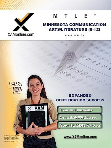 MTLE Minnesota Communication Arts/Literature (5-12) Teacher Certification Test Prep Study Guide by Sharon A Wynne, 9781607870753