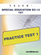 TExES Special Education EC-12 161 Practice Test 1 by Sharon Wynne, 9781607872795