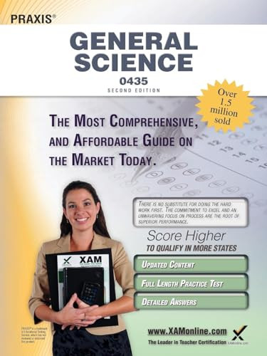 Praxis General Science 0435 Teacher Certification Study Guide Test Prep by Sharon A Wynne, 9781607873495