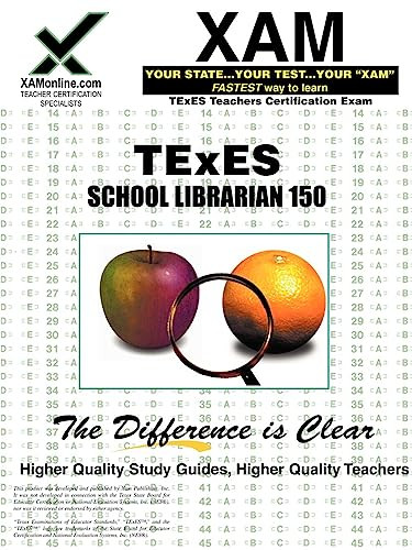 TExES School Librarian 150 Teacher Certification Test Prep Study Guide by Sharon Wynne, 9781581979404