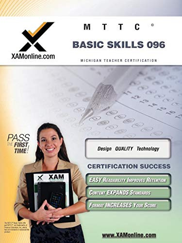 MTTC Basic Skills 96 Teacher Certification Test Prep Study Guide by Sharon Wynne, 9781581979688