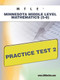 MTLE Minnesota Middle Level Mathematics (5-8) Practice Test 2 by Sharon Wynne, 9781607872863