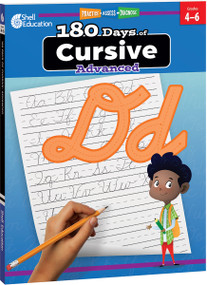 180 Days®: Cursive: Advanced (Practice, Assess, Diagnose) by Shell Education, Shell Education, Shell Education, 9781087662442
