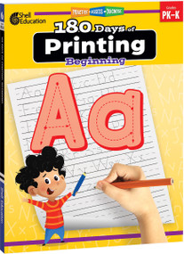 180 Days™: Printing: Beginning (Practice, Assess, Diagnose) by Shell Education, Shell Education, Shell Education, Shell Education, 9781087662411