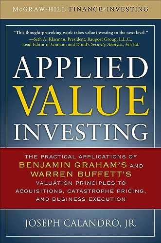Applied Value Investing (PB) by Joseph Calandro, 9781265910556
