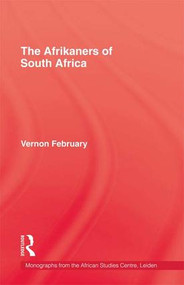 Afrikaners Of South Africa by Vernon February, 9781138966291