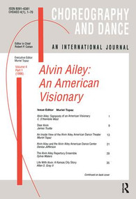 Alvin Ailey (An American Visionary) by Muriel Topaz, 9783718658350