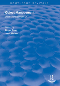 Object Management by Roger Tagg, June Mabon, 9781138339408