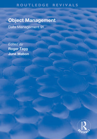 Object Management by Roger Tagg, June Mabon, 9781138339408