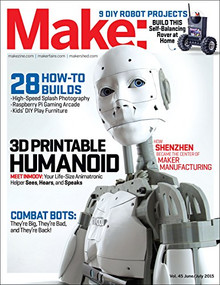 Make: Volume 45 (Robot Workshop) by Jason Babler, 9781457187117