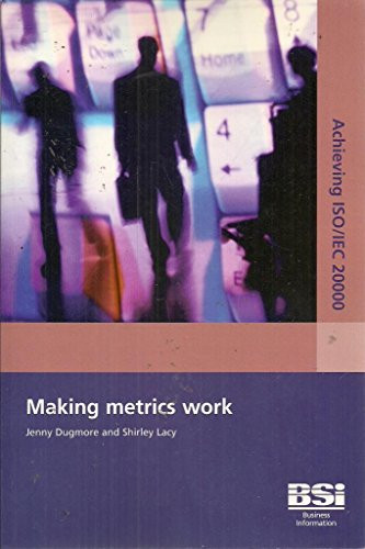 Making Metrics Work by Dugmore, Jenny, 9780580474606