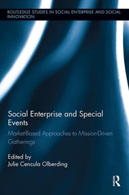 Social Enterprise and Special Events by Julie Olberding, 9781138340084
