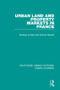 Urban Land and Property Markets in France by Rodrigo Acosta, Vincent Renard, 9781138495364