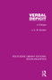 Verbal Deficit (A Critique) by J. C. B. Gordon, 9781138350045