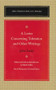 A Letter Concerning Toleration and Other Writings by John Locke, Mark Goldie, 9780865977914