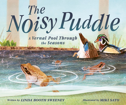The Noisy Puddle (A Vernal Pool Through the Seasons) by Linda Booth Sweeney, Miki Sato, 9781771475310