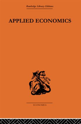 Applied Economics by A. J. Brown, 9780415607353