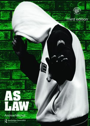 AS Law by Andrew Mitchell, 9780415458528