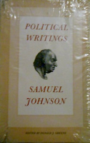 Political Writings by Samuel Johnson, Donald J. Greene, 9780865972759