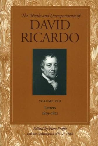 Letters 1819-1821 by David Ricardo, Piero Sraffa, 9780865979727