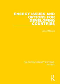 Energy Issues and Options for Developing Countries by United Nations, 9780367211219