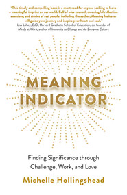 Meaning Indicator (Finding Significance through Challenge, Work, and Love) by Michelle Hollingshead, 9781803415130