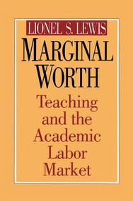 Marginal Worth by Lionel S. Lewis, 9781138511880