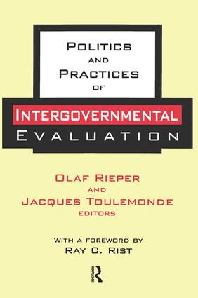 Politics and Practices of Intergovernmental Evaluation by Brian Crozier, Ray C. Rist, 9781138513372