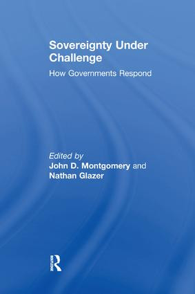 Sovereignty Under Challenge (How Governments Respond) by Nathan Glazer, 9781138514898