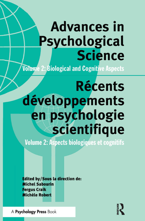 Advances in Psychological Science, Volume 2 (Biological and Cognitive Aspects) - 9780863774713 by Fergus Craik, Michele Robert, Michel Sabourin, 9780863774713